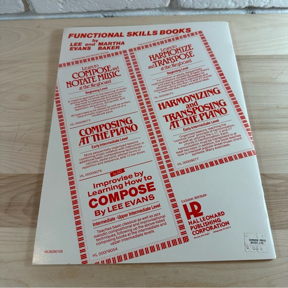 Lee Evans Topics in Jazz and Musical Creativity for the Classical Pianist book - Picture 3 of 3